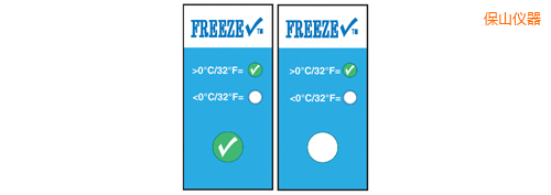 保山溫度指示標簽 冷凍檢查 Thermolabels