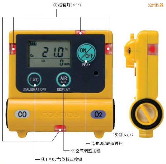 滄州復(fù)合型氣體檢測器