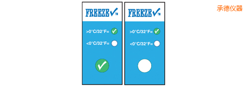 承德溫度指示標簽 冷凍檢查 Thermolabels