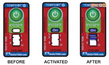 廊坊溫度指示標(biāo)簽 累計上升時間/溫度的標(biāo)簽