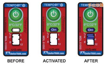 樂山溫度指示標(biāo)簽 累計上升時間/溫度的標(biāo)簽